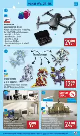ALDI folder week 43 Pagina 37: Bouwset iconische gebouwen €24,99, Transformers 2-in-1 bouwset €12,99