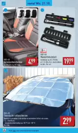 ALDI folder week 43 Pagina 40: Thermische ruitbeschermer €2,99, RIDE+GO Momentsleutelset €19,99