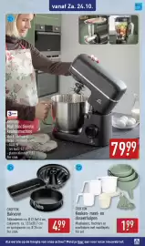 ALDI folder week 43 Pagina 47: Crofton Bakvorm €4,99, Crofton Keuken- meet- en doseerhulpen €1,99