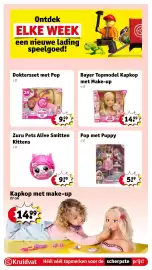 Kruidvat folder | Speelgoed Pagina 15: Pop met Puppy, Doktersset met Pop