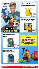 Kruidvat folder | Speelgoed Pagina 18: Pokémon Pluchen Cuddle Pikachu Knuffel, Pokémon Rayquaza Figuur