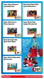 Kruidvat folder | Speelgoed Pagina 19: Super Mario Soda Jungle Diorama Set, Mario Kart Mario Mini Anti-Grafity Racer