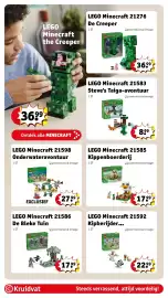 Kruidvat folder | Speelgoed Pagina 20: LEGO Minecraft 21276 De Creeper, LEGO Minecraft 21585 Kippenboerderij