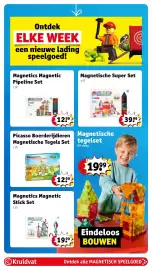 Kruidvat folder | Speelgoed Pagina 22: Picasso Magnetische Tegels in Blik, Magnetische Super Set