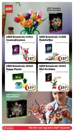 Kruidvat folder | Speelgoed Pagina 30: LEGO Botanicals 10349 Happy Plants, LEGO Botanicals 10343 Mini Orchidee