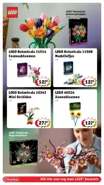 Kruidvat folder | Speelgoed Pagina 30: LEGO Botanicals 10349 Happy Plants, LEGO Botanicals 10343 Mini Orchidee
