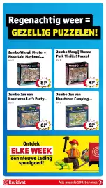 Kruidvat folder | Speelgoed Pagina 37: Jumbo Wasgij Mystery Mountain Mayhem! Puzzel, Jumbo Wasgij Theme Park Thrills! Puzzel
