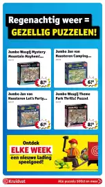 Kruidvat folder | Speelgoed Pagina 37: Jumbo Wasgij Mystery Mountain Mayhem! Puzzel, Jumbo Wasgij Theme Park Thrills! Puzzel