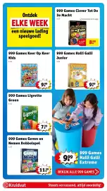 Kruidvat folder | Speelgoed Pagina 40: 999 Games Clever Tot De 3e Macht, 999 Games Geven en Nemen Dobbelspel