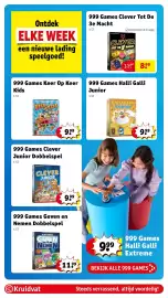 Kruidvat folder | Speelgoed Pagina 40: 999 Games Clever Tot De 3e Macht, 999 Games Geven en Nemen Dobbelspel