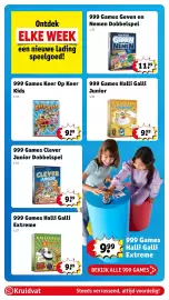 Kruidvat folder | Speelgoed Pagina 40: 999 Games Clever Tot De 3e Macht, 999 Games Geven en Nemen Dobbelspel