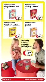 Kruidvat folder | Speelgoed Pagina 41: Identity Games Menselijk Lichaam Kwartet, Identity Games Verboden Te Lachen Spel