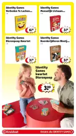 Kruidvat folder | Speelgoed Pagina 41: Identity Games Menselijk Lichaam Kwartet, Identity Games Verboden Te Lachen Spel
