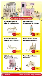 Kruidvat folder | Speelgoed Pagina 48: PolarB Groen Houten Werkbank €27,99