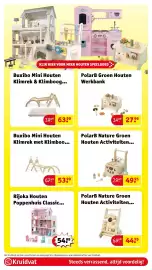 Kruidvat folder | Speelgoed Pagina 48: PolarB Groen Houten Werkbank €27,99