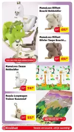 Kruidvat folder | Speelgoed Pagina 50: MamaLoes Zwaan Hobbeldier, MamaLoes Olifant Bouclé Hobbeldier