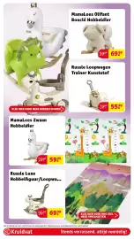Kruidvat folder | Speelgoed Pagina 50: MamaLoes Zwaan Hobbeldier, MamaLoes Olifant Bouclé Hobbeldier