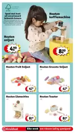 Kruidvat folder | Speelgoed Pagina 9: Houten IJsmachine, Houten Toaster