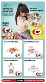 Kruidvat folder | Speelgoed Pagina 9: Houten IJsmachine, Houten Toaster