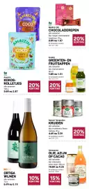 Ekoplaza folder week 43 Pagina 8: Amaizin kokos-rolletjes €2,87, Ortiga wijnen €5,19