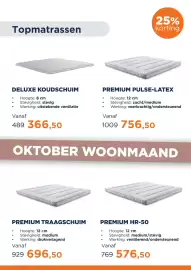 TotaalBED folder week 43 Pagina 17: Deluxe koudschuim €366,50, Premium traagschuim €696,50