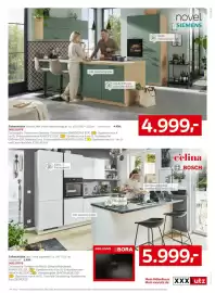 XXXLutz Prospekt Seite 22: Einbauküche €5.999,00, Einbauküche €4.999,00
