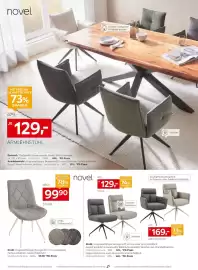 XXXLutz Prospekt Seite 9: Novel Stuhl €99,90, Novel Esstisch €699,00