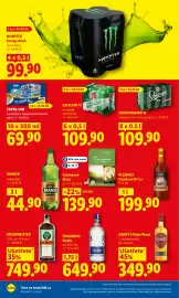 Lidl leták Strana 26: Monster Energy drink €99,90, Jägermeister €749,90