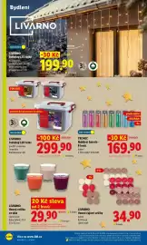 Lidl leták týden 43 Strana 14: LIVARNO SVĚTELNÝ LED ŘETĚZ €299,90, TRONIC Nabíjecí baterie – 8 kusů €169,90