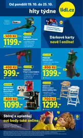 Lidl leták týden 43 Strana 4: PARKSIDE Aku vysavač/foukač €1.199,00, Parkside Zahradní drtič €1.399,00