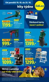 Lidl leták týden 43 Strana 4: PARKSIDE Aku vysavač/foukač €1.199,00, Parkside Zahradní drtič €1.399,00