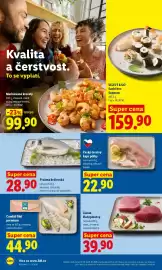 Lidl leták Strana 14: SELECT & GO Sushi box Sapporo €159,90, Český čerstvý kapr půlky €22,90