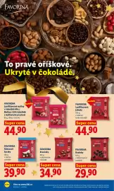 Lidl leták Strana 20: FAVORINA Lyofilizované maliny v čokoládě Mix / Maliny v bílé čokoládě s malinovým prachem €44,90