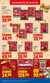 Lidl leták Strana 21: FAVORINA LÍSKOVÉ OŘECHY €39,90, FAVORINA Pekanové ořechy €39,90