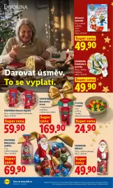 Lidl leták Strana 22: ADVENTNÍ KALENDÁŘ €49,90, FAVORINA ČOKOLÁDOVÉ PENÍZKY €49,90