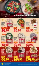 Lidl leták Strana 24: FAVORINA Kokosky €49,90, FAVORINA Andělské pusinky €49,90