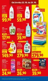 Lidl leták Strana 33: Lactovit Tělové mléko €99,90, Lactovit Sprchový gel €59,90