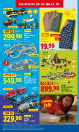 Lidl leták Strana 35: LUPILU Vlak na dálkové ovládání €299,90, Crelando BALICÍ PAPÍR €19,90