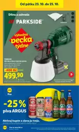 Lidl leták Strana 48: PARKSIDE 20V Aku stříkací malířská pistole €499,90