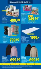 Lidl leták Strana 7: MATTEL Adventní kalendář Barbie / Hot Wheels €549,90, LUPILU Dřevěný domeček pro panenky €499,90