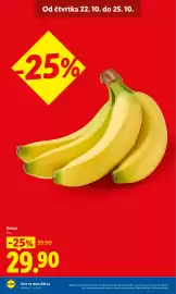 Lidl leták Strana 9: Banány €29,90