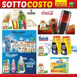 Volantino Elite Pagina 3: SOTTO COSTO BECK'S BECK'S Coca-Cola DAL 16 AL 25 OTTOBRE 2026 FIDELITY CARD Club SOLO PER I