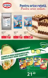 Catalog Selgros Pagină 10: DELACO DESENVIŞ €21,49, Dr.Oetker Lapte praf €22,39