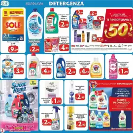 Volantino Bernava Pagina 2: Ammorbidente Coccolino Fresh €3,49, Additivo bucato Chanteclair Extra Power Bianco Attivo €2,39