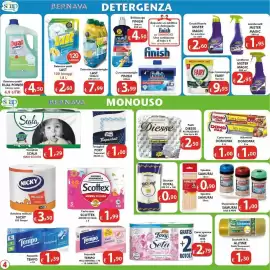 Volantino Bernava Pagina 4: Piatti Quadri Diesse €2,50, Fazzoletti Tempo Pelli Sensibili €1,90