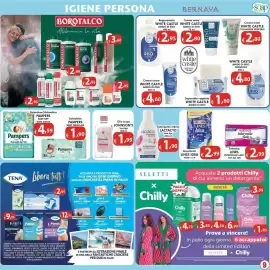 Volantino Bernava Pagina 9: Olio corpo Johnson's €1,99, Salvaslip Lines intervallo lady €2,99
