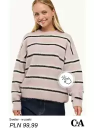 C&A gazetka tydzień 42 Strona 5: Sweter w paski C & A €99,99