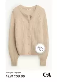 C&A gazetka tydzień 42 Strona 6: Kardigan w prążki C & A €109,99
