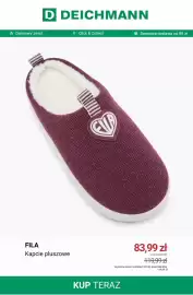Deichmann gazetka tydzień 42 Strona 8: Kapcie pluszowe Fila €83,99