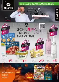 Selgros Prospekt woche 43 Seite 1: Ferrero Rocher €2,79, Brut Dargent €4,49
